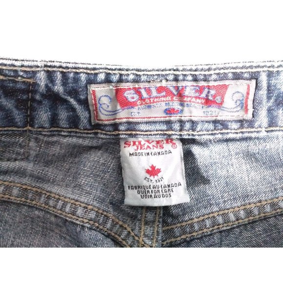 Silver Blue Jeans Mid-Rise Made in Canada Size 28x34 Medium Wash (28x31) - Picture 6 of 6